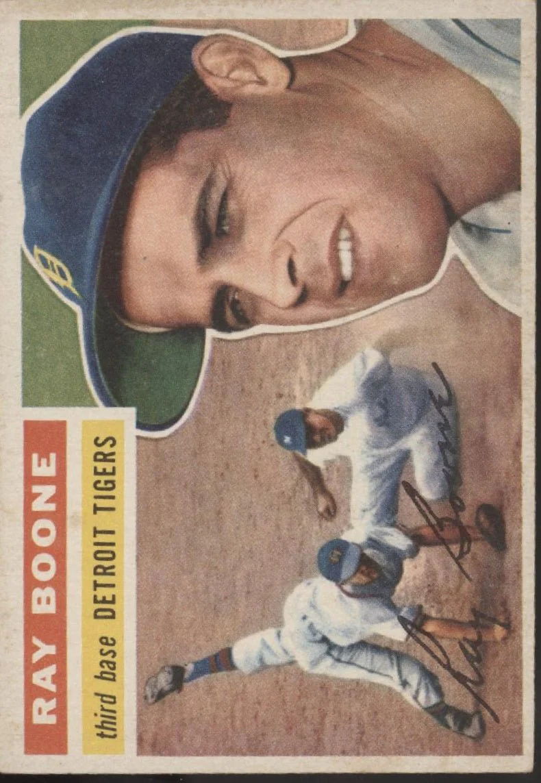 Ray Boone 1956 Topps #6 Detroit Tigers VG-EX