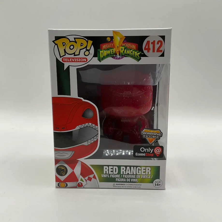 Red Ranger Funko Pop! Mighty Morphin Power Rangers #412 Morphing GameStop