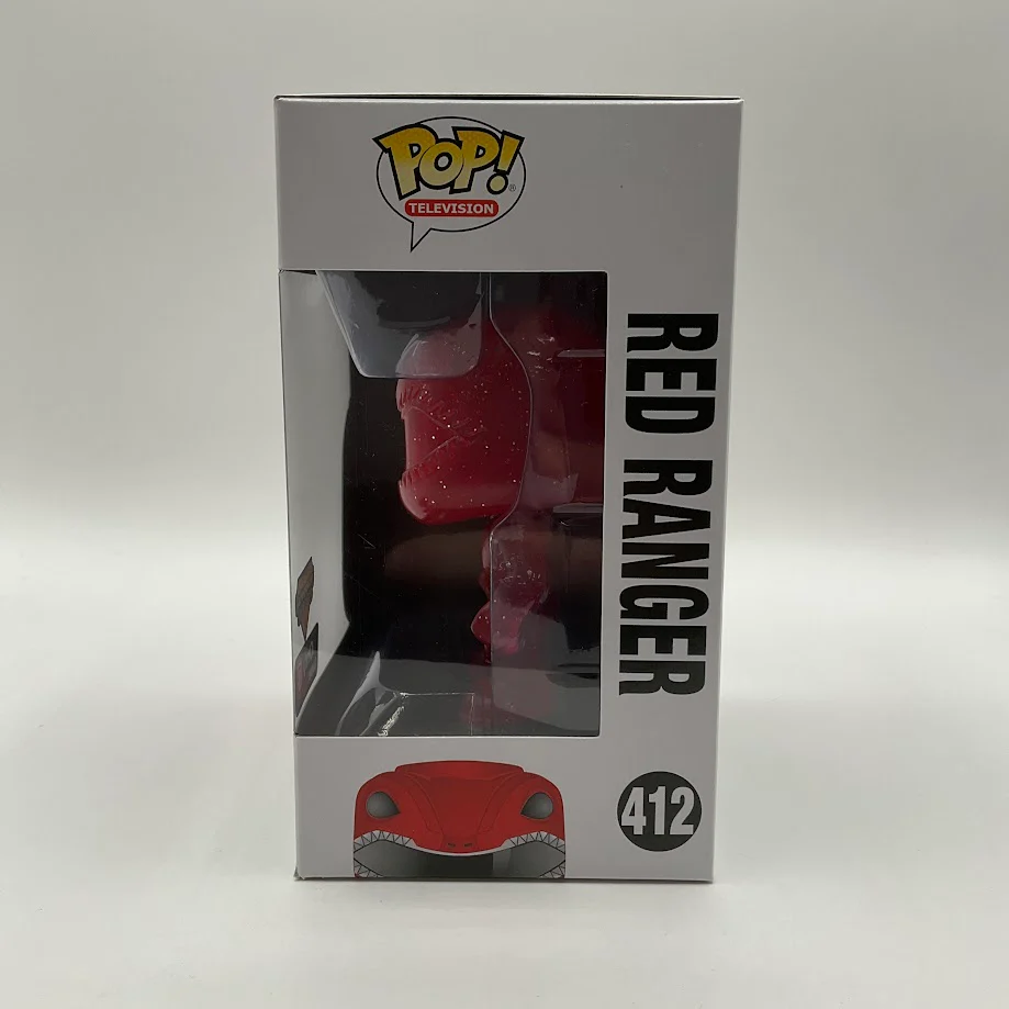 Red Ranger Funko Pop! Mighty Morphin Power Rangers #412 Morphing GameStop - Image 2