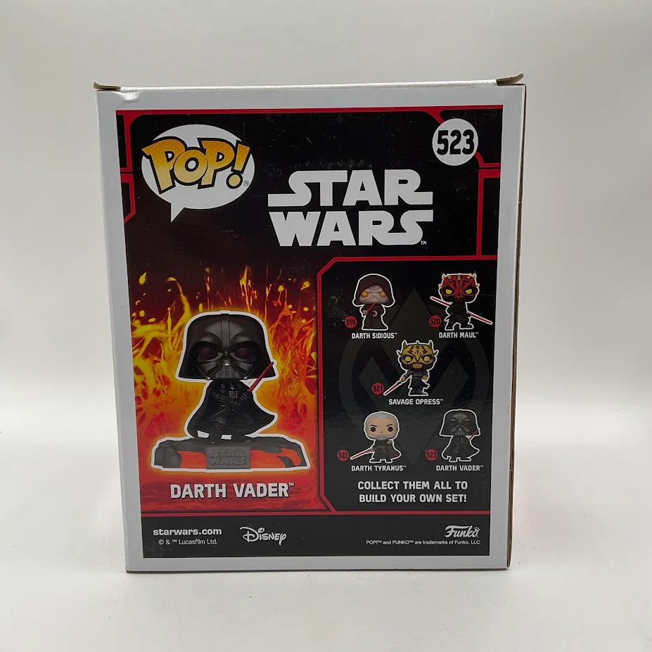 Red Saber Series Vol. 1 Darth Vader Funko Pop! Star Wars #523 GITD GameStop - Image 3