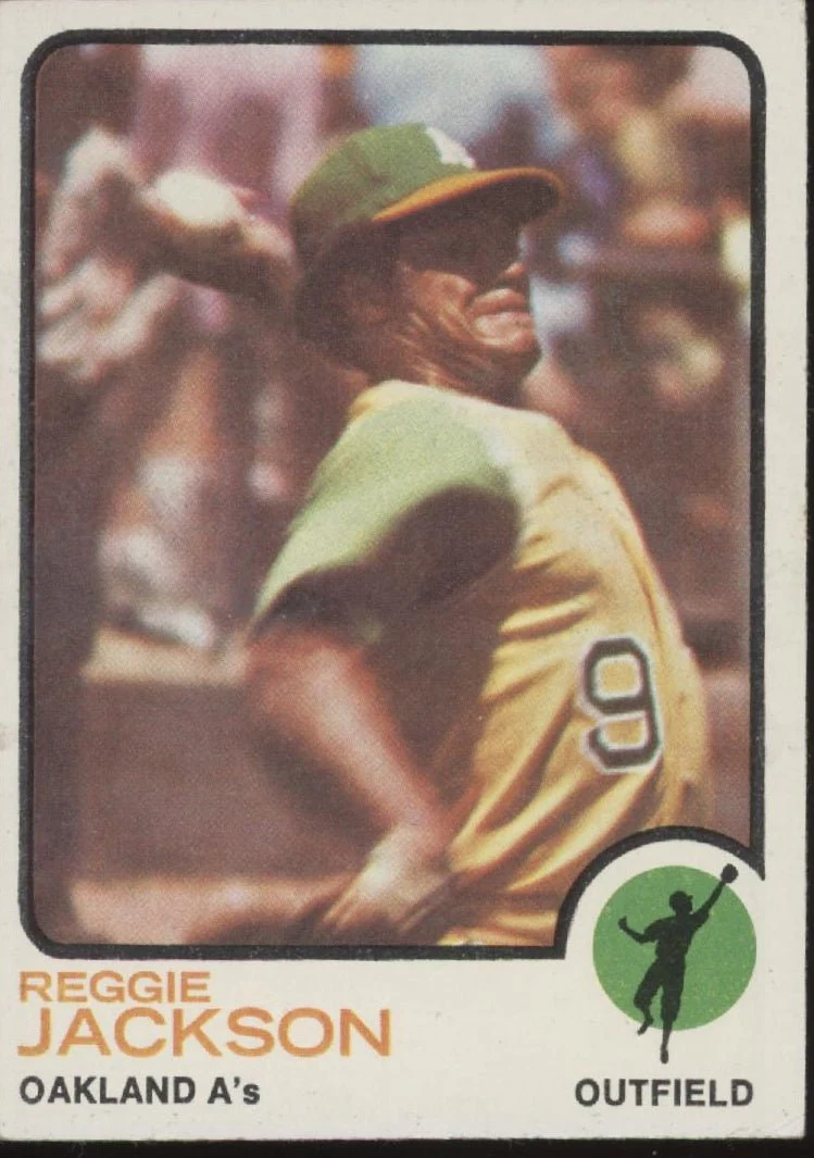 Reggie Jackson 1973 Topps #255 Oakland Athletics VG-EX