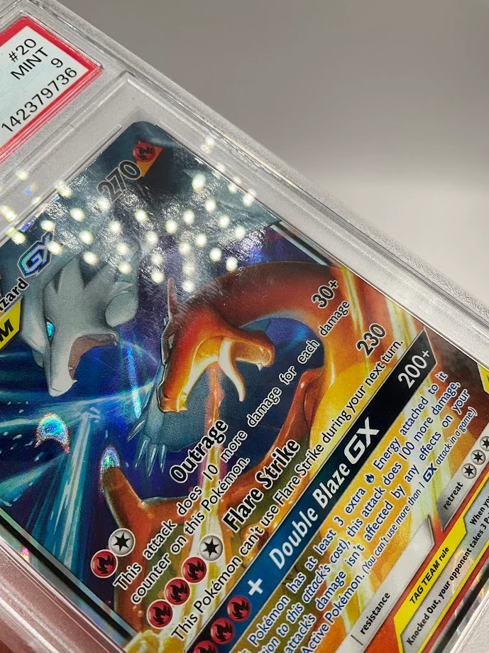 Reshiram & Charizard GX Pokemon Unbroken Bonds #20 PSA 9 - Image 3