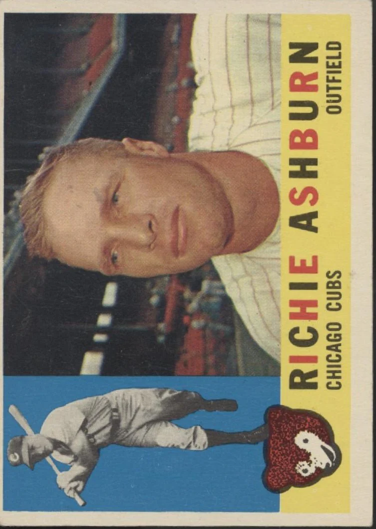 Richie Ashburn 1960 Topps #305 Chicago Cubs VG