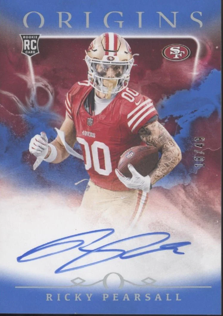 Rickey Pearsall 2024 Panini Origins Blue RC Auto 18/49 #RAU-RPE