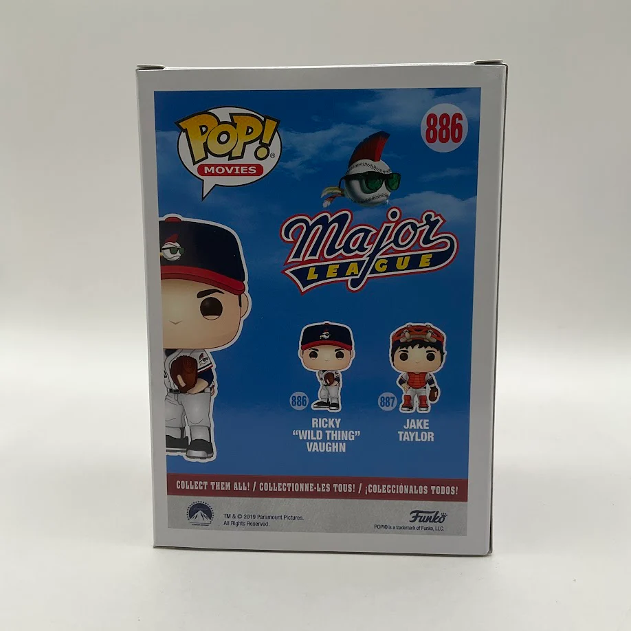 Ricky "Wild Thing" Vaughn Funko Pop! Major League #886 Chase Limited Edition - Image 3