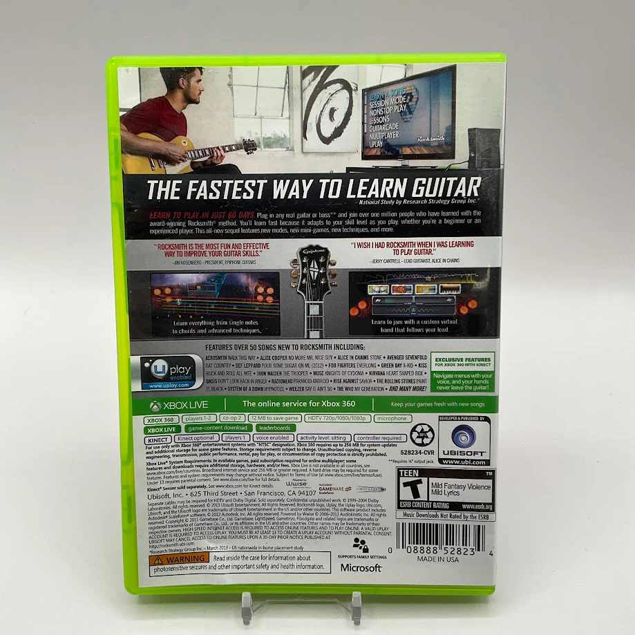 Rocksmith 2014 Xbox 360 Used - Image 2
