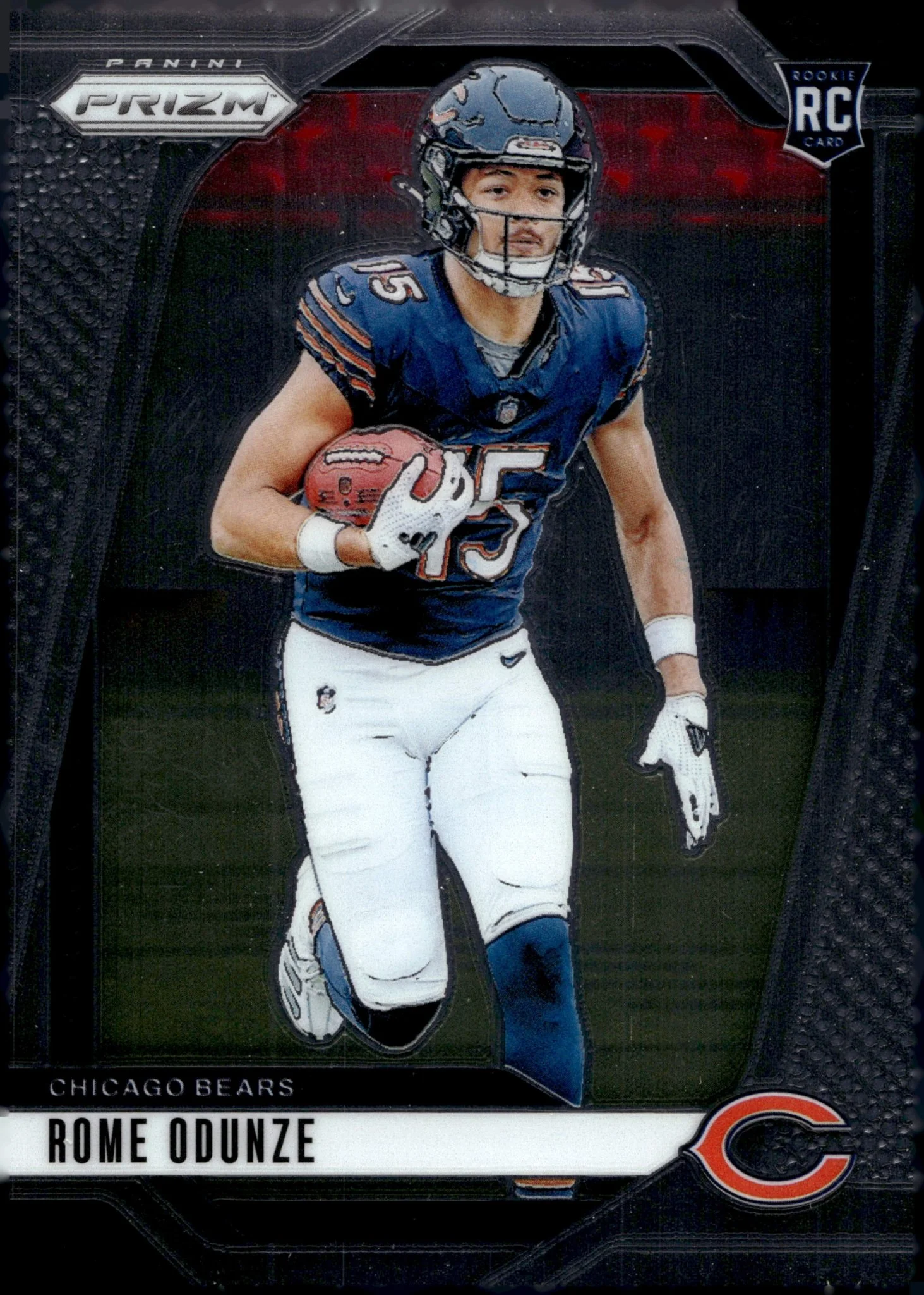 Rome Odunze 2024 Panini Prizm RC #385