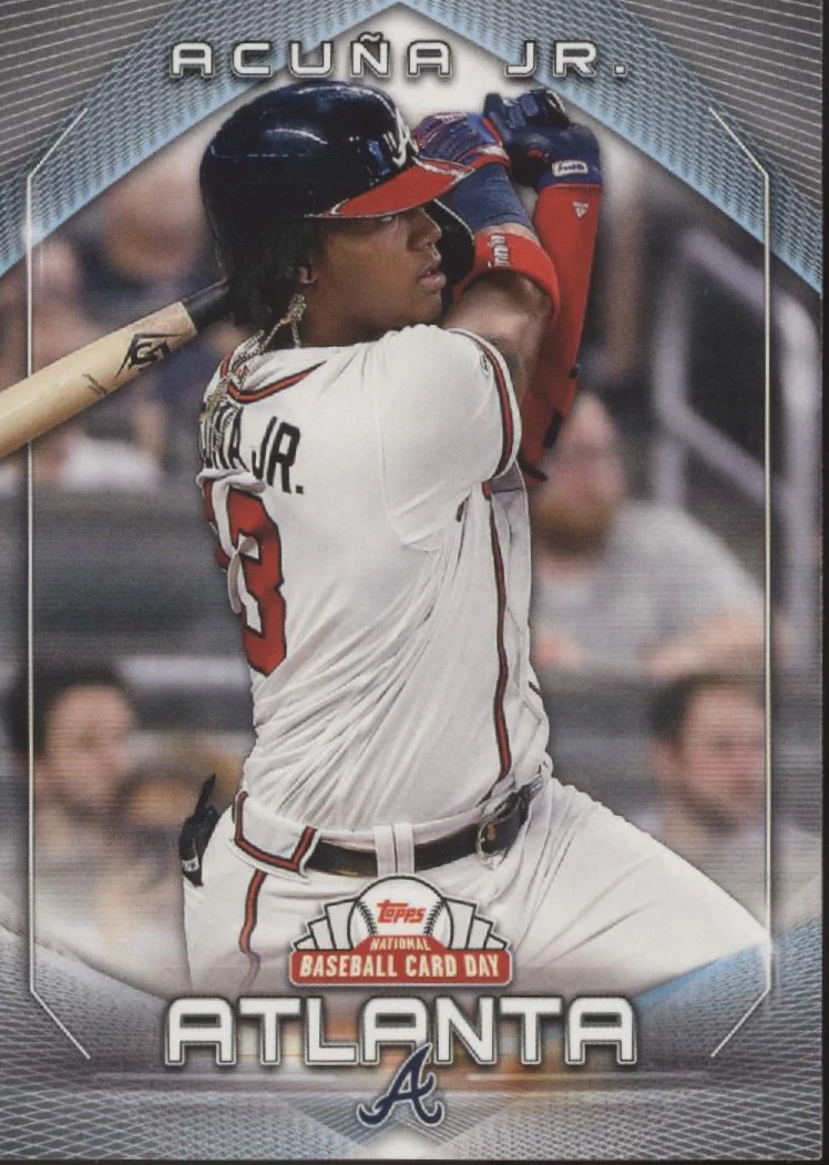 Ronald Acuna Jr. Baseball Lot of 5 - Image 2