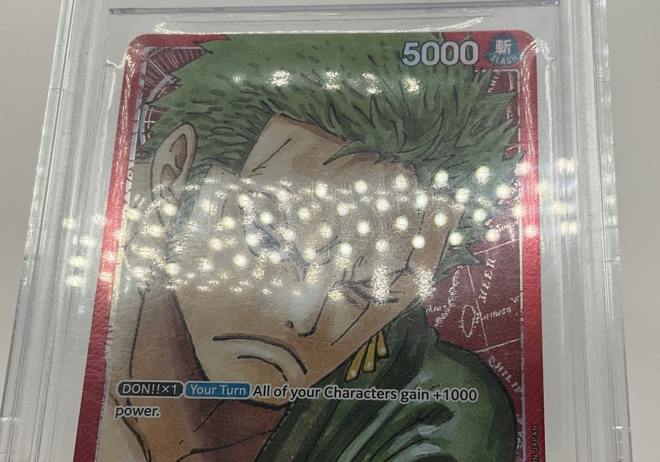 Roronoa Zoro One Piece Romance Dawn Alternate Art #OP01001 Beckett 10 - Image 4