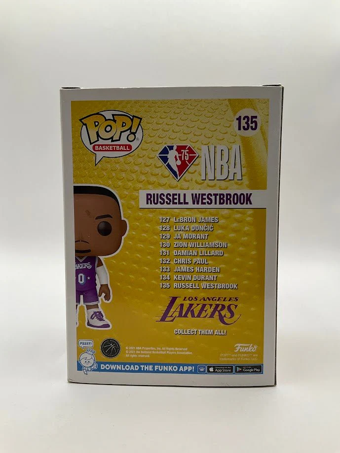 Russell Westbrook Funko Pop! Los Angeles Lakers #135 - Image 3