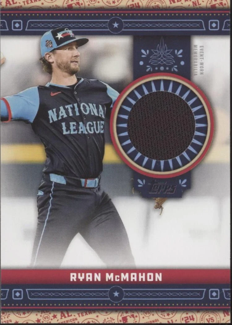 Ryan McMahon 2024 Topps Update Series All Star Stiches Swatch #ASR-RM