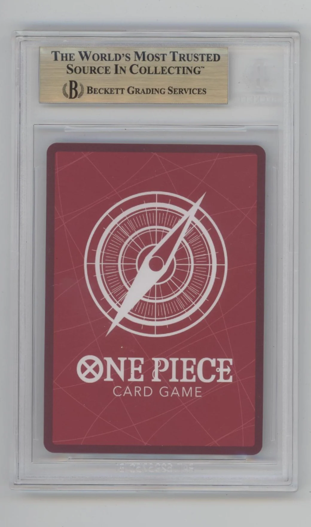 Sanji One Piece Card Game OP12 Alternate Art #041 Beckett 10 Pristine - Image 2