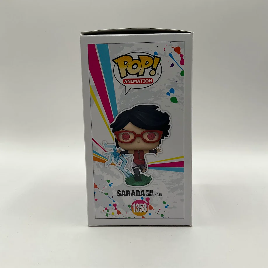 Sarada with Sharingan Funko Pop! Boruto #1358 GITD Entertainment Earth - Image 4