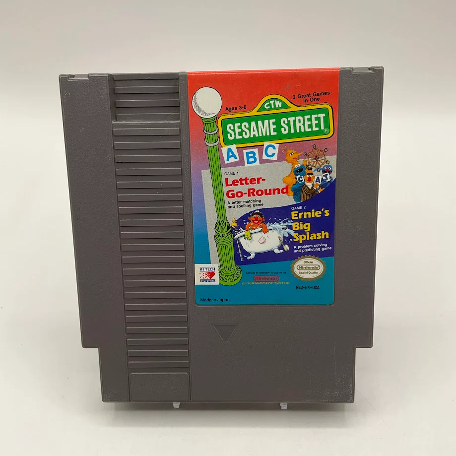 Sesame Street ABC NES Used
