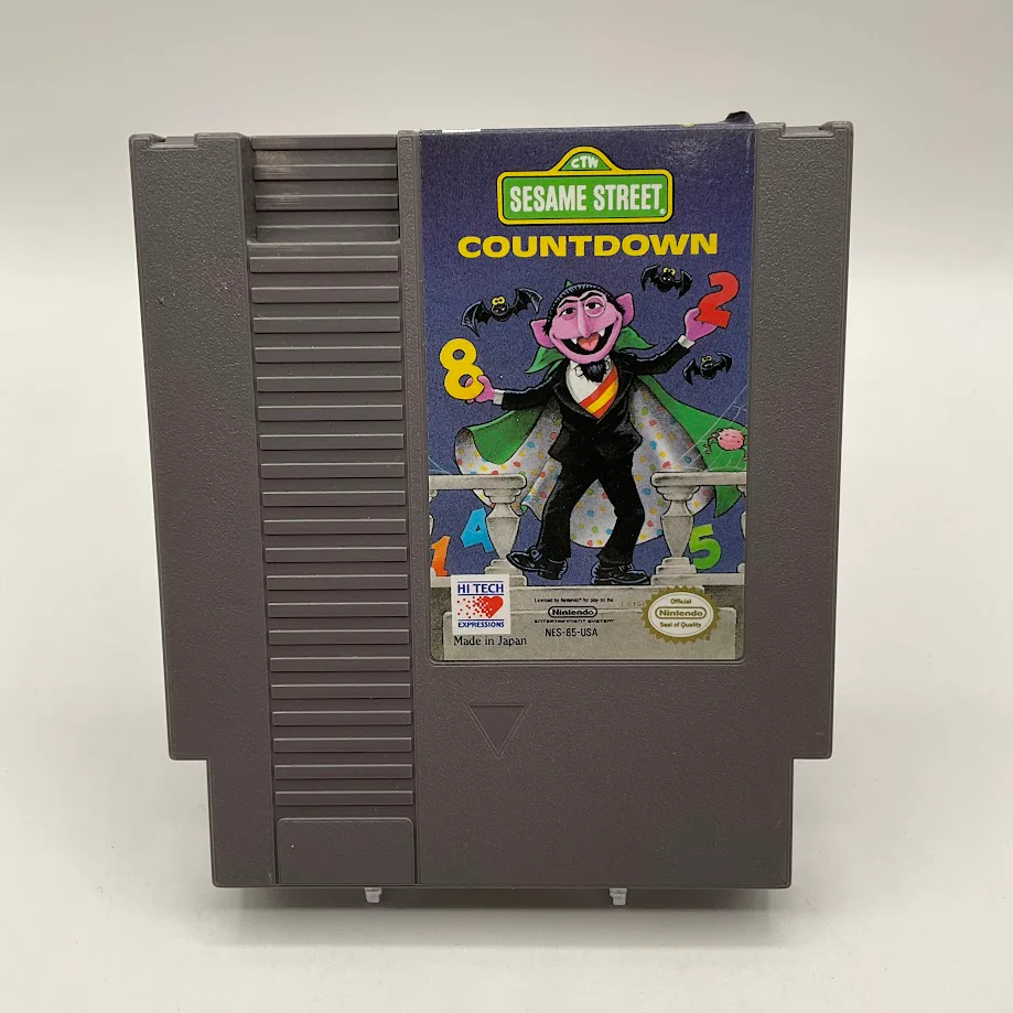 Sesame Street Countdown NES Used