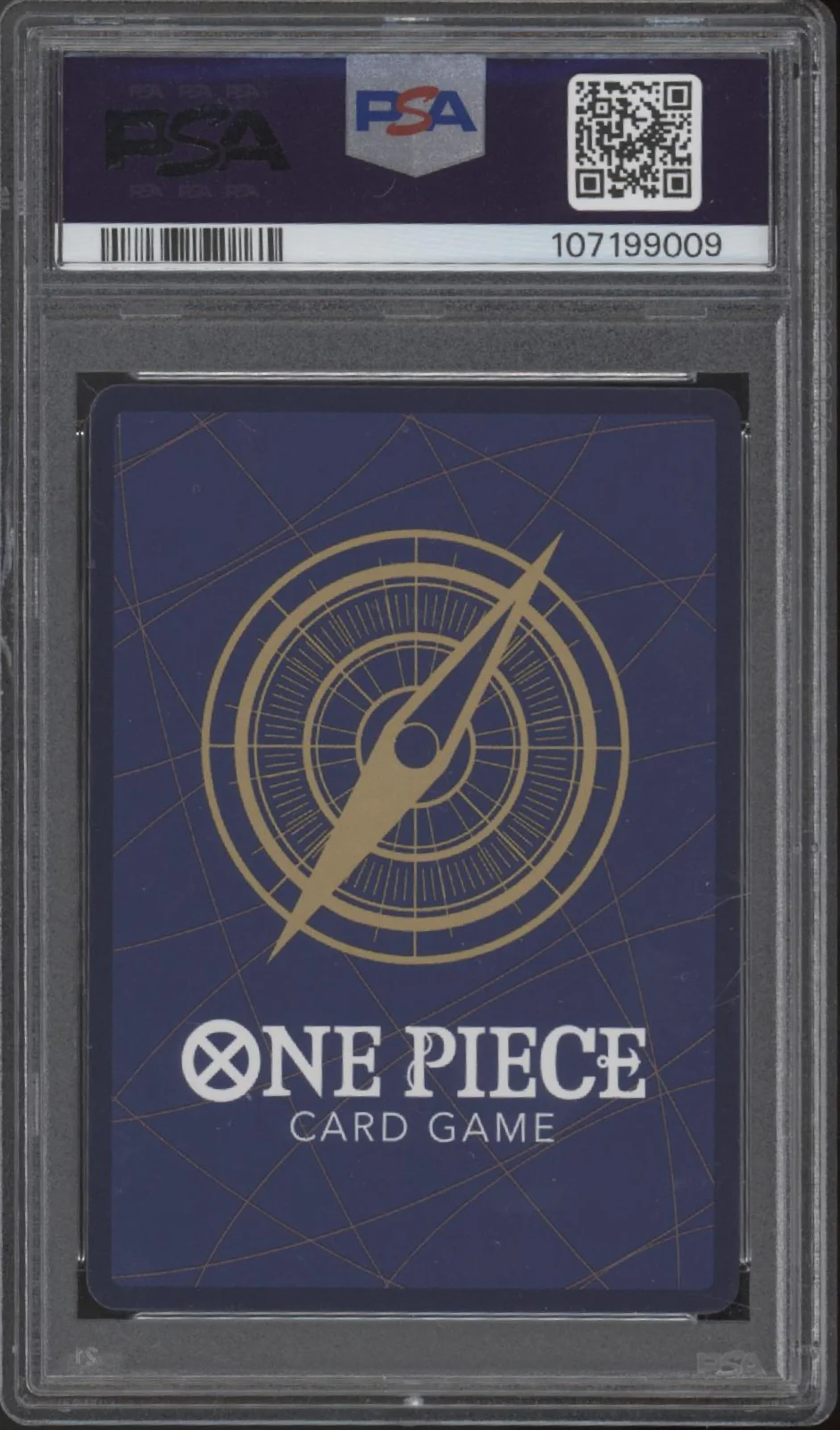 Shanks One Piece Card Game OP09 Manga Alternate Art #004 PSA 10 - Image 2