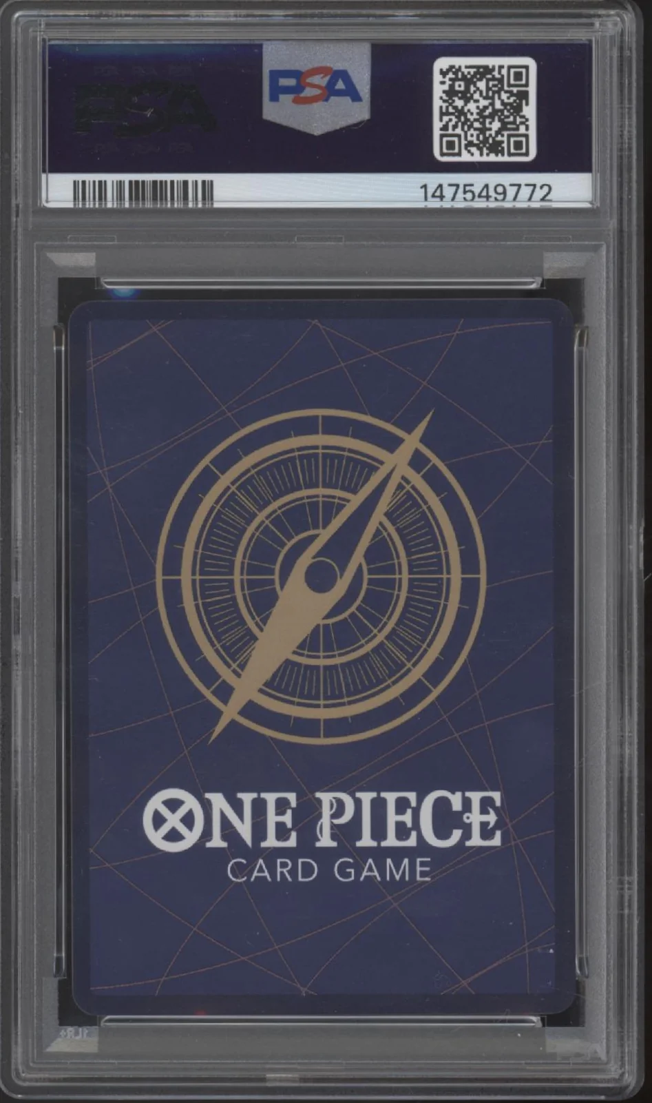Shanks One Piece Card Game OP11 Special Alternate Art #004 PSA 10 - Image 2