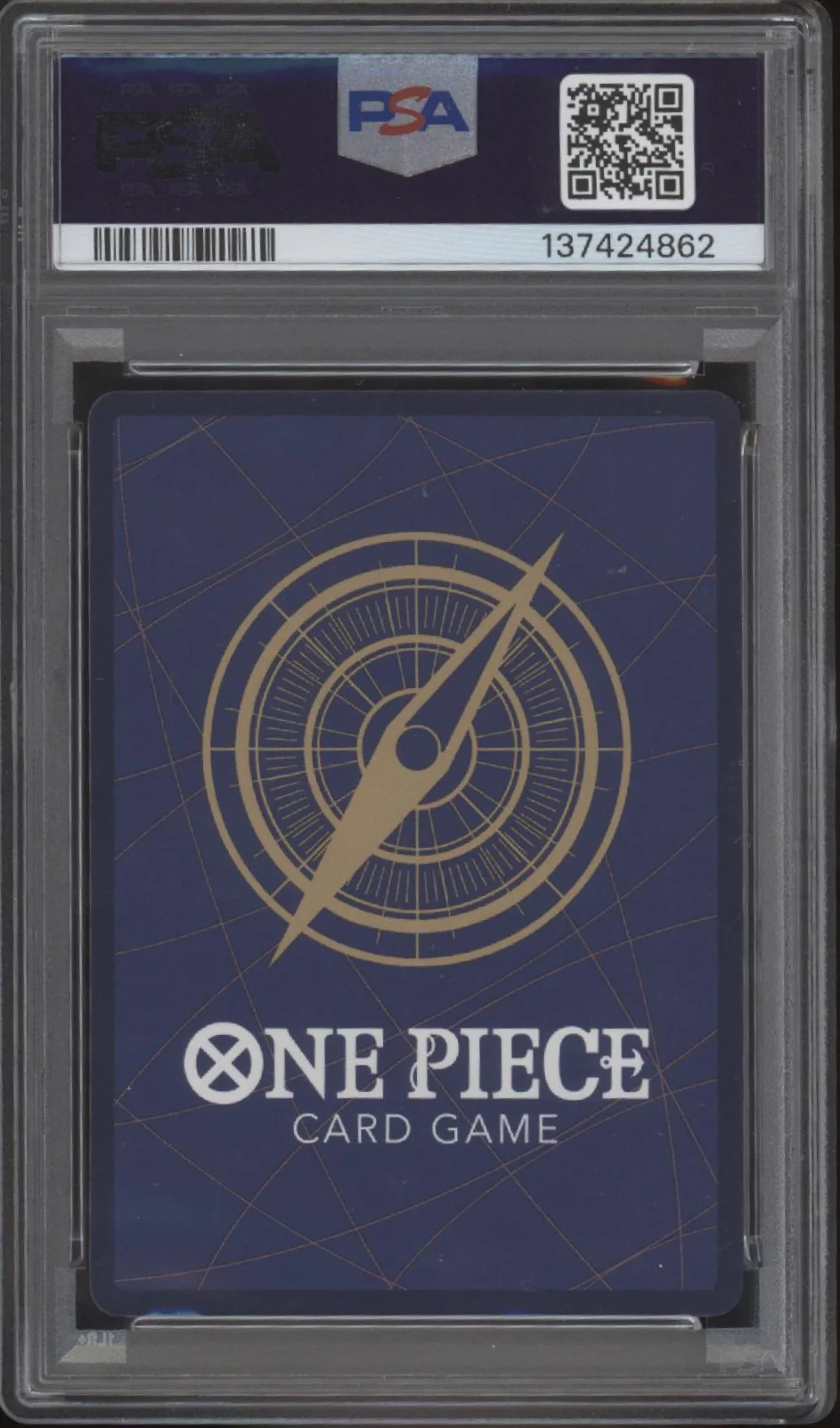 Shanks One Piece Card Game OP13 3rd Anniversary Gold #004 PSA 10 #1 - Image 2