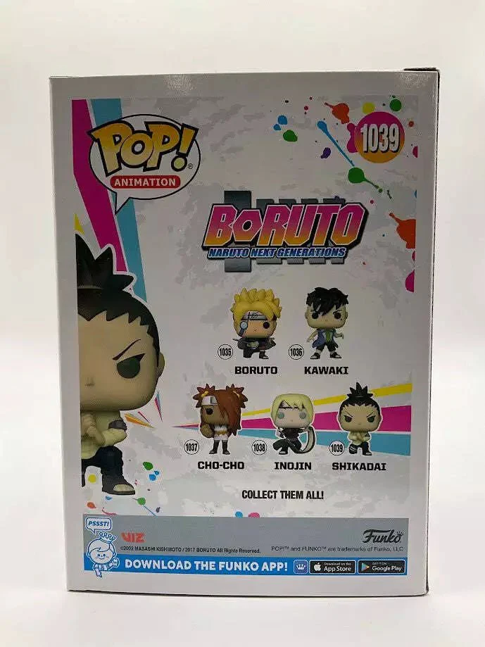 Shikadai Funko Pop! Boruto Naruto Next Generation #1039 - Image 3