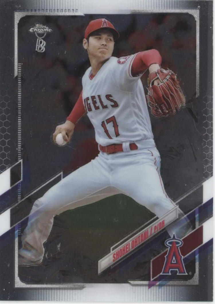 Shohei Ohtani 2021 Topps Chrome Ben Baller Edition #159