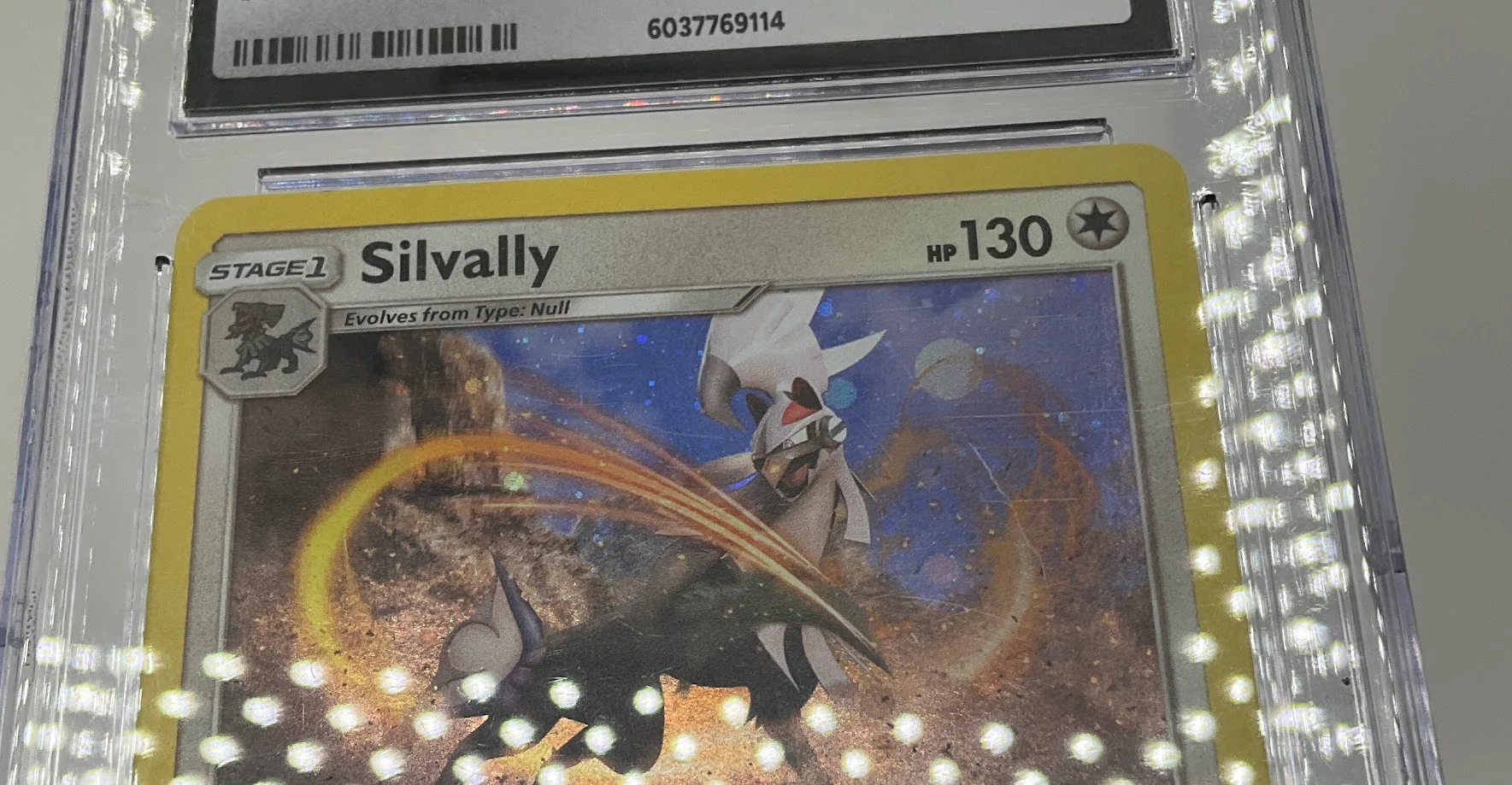 Silvally Pokemon Unified Minds Cosmic Holo SWSH STG 1 Blister #184 CGC 9 - Image 3