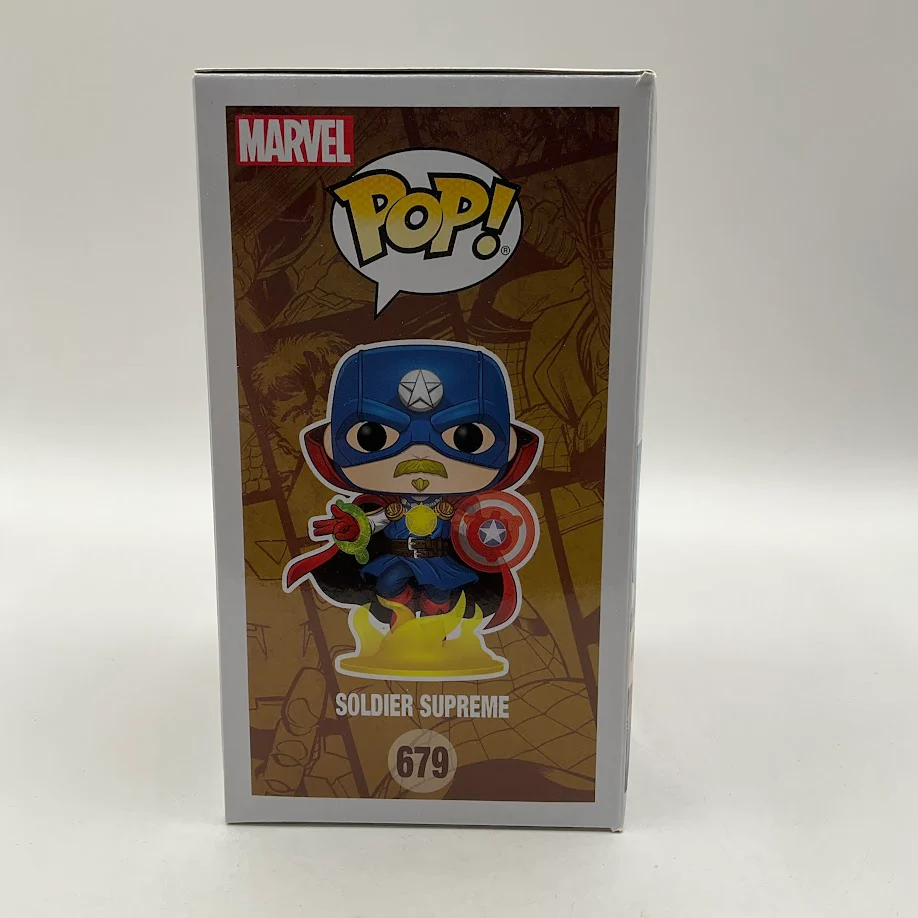 Solider Supreme Funko Pop! Infinity Warps #679 GITD Walgreens - Image 4