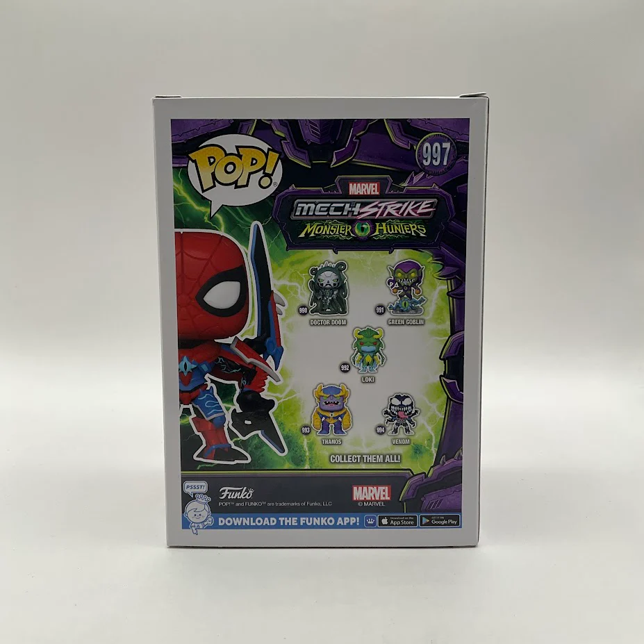 Spider-Man Funko Pop! Mech Strike Monster Hunters #997 Walmart Exclusive - Image 3