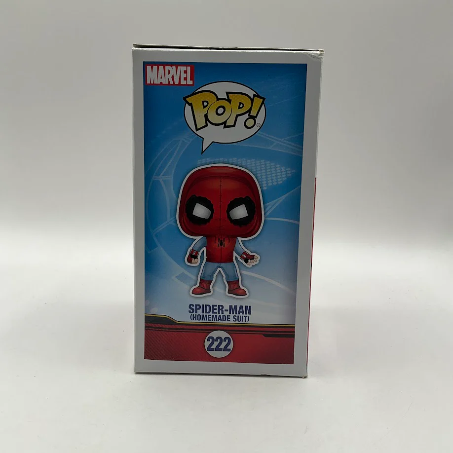 Spider-Man (Homemade Suit) Funko Pop! Spider-Man Homecoming #222 - Image 4