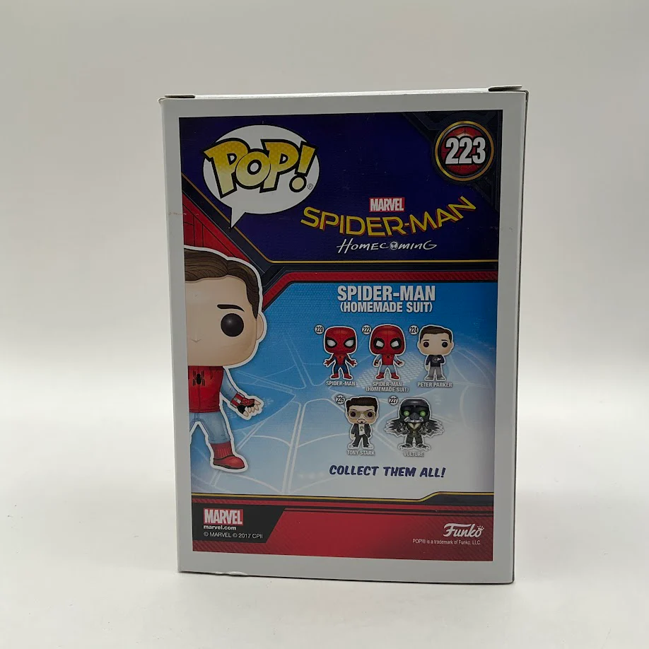 Spider-Man (Homemade Suit) Funko Pop! Spider-Man Homecoming #223 Walmart - Image 3