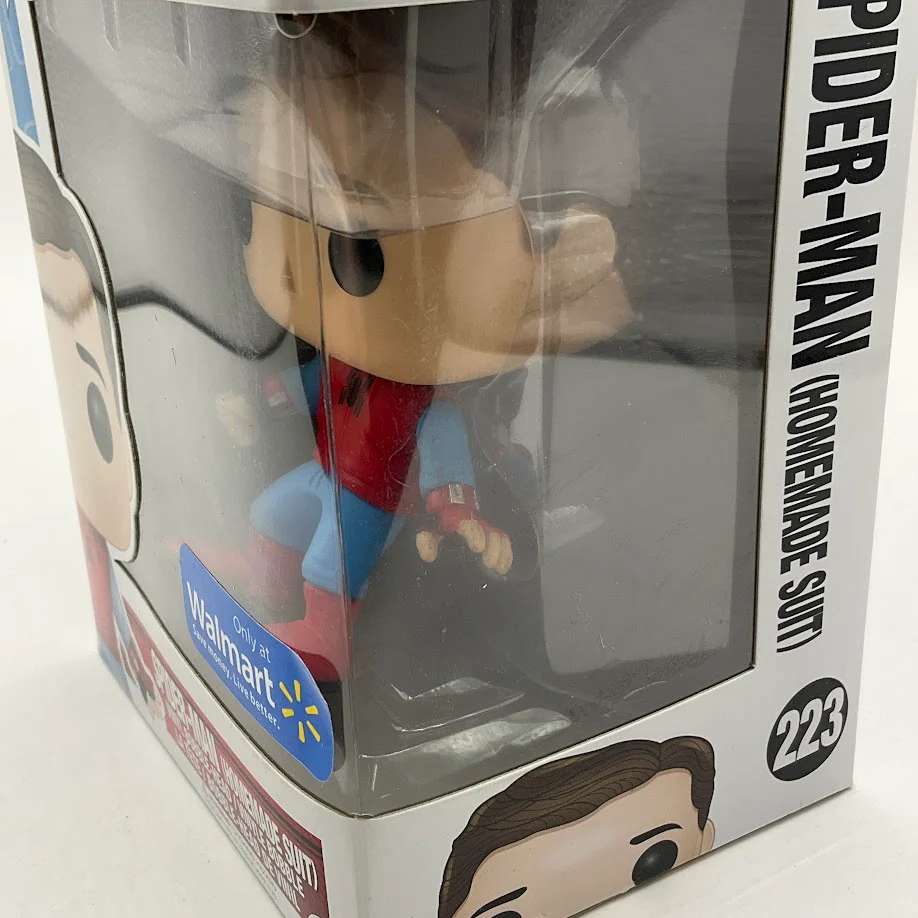 Spider-Man (Homemade Suit) Funko Pop! Spider-Man Homecoming #223 Walmart - Image 7