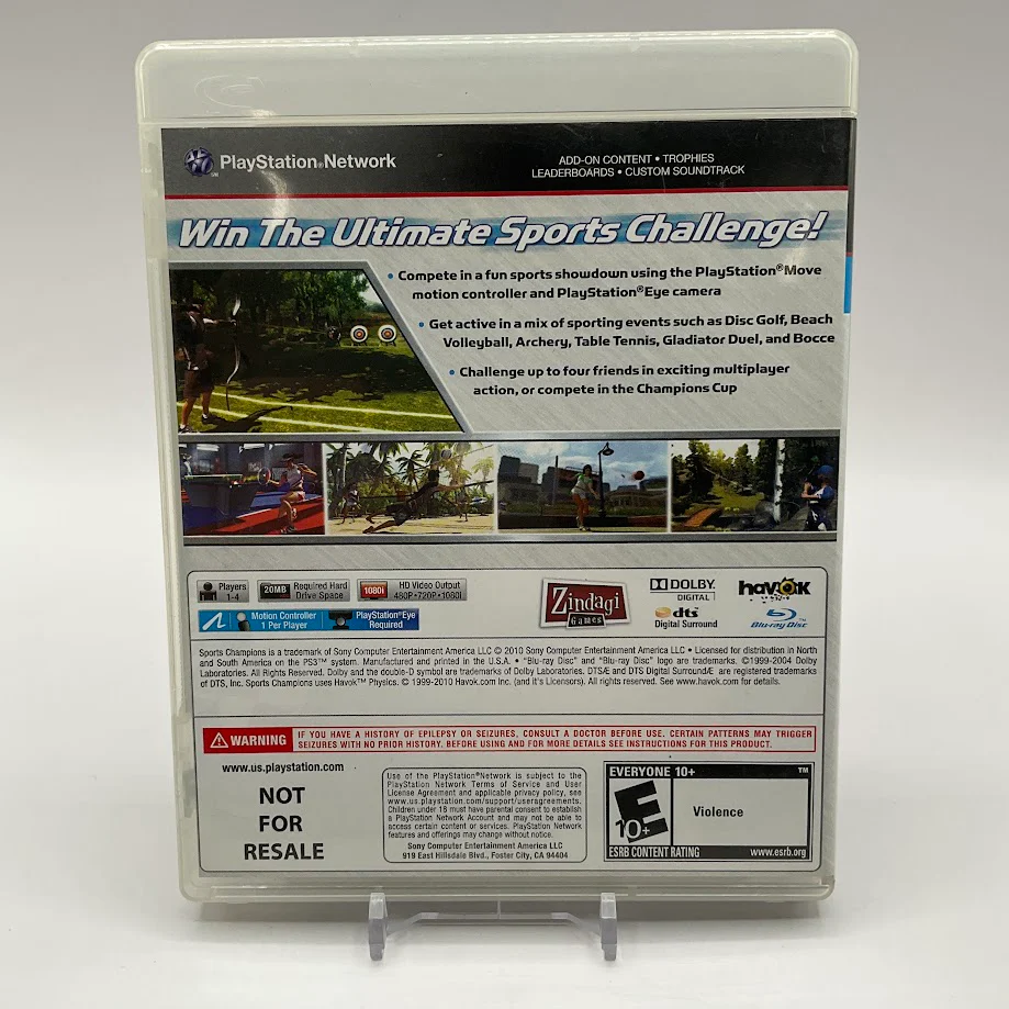 Sports Champions [Not For Resale] Playstation 3 Used #2 - Image 2