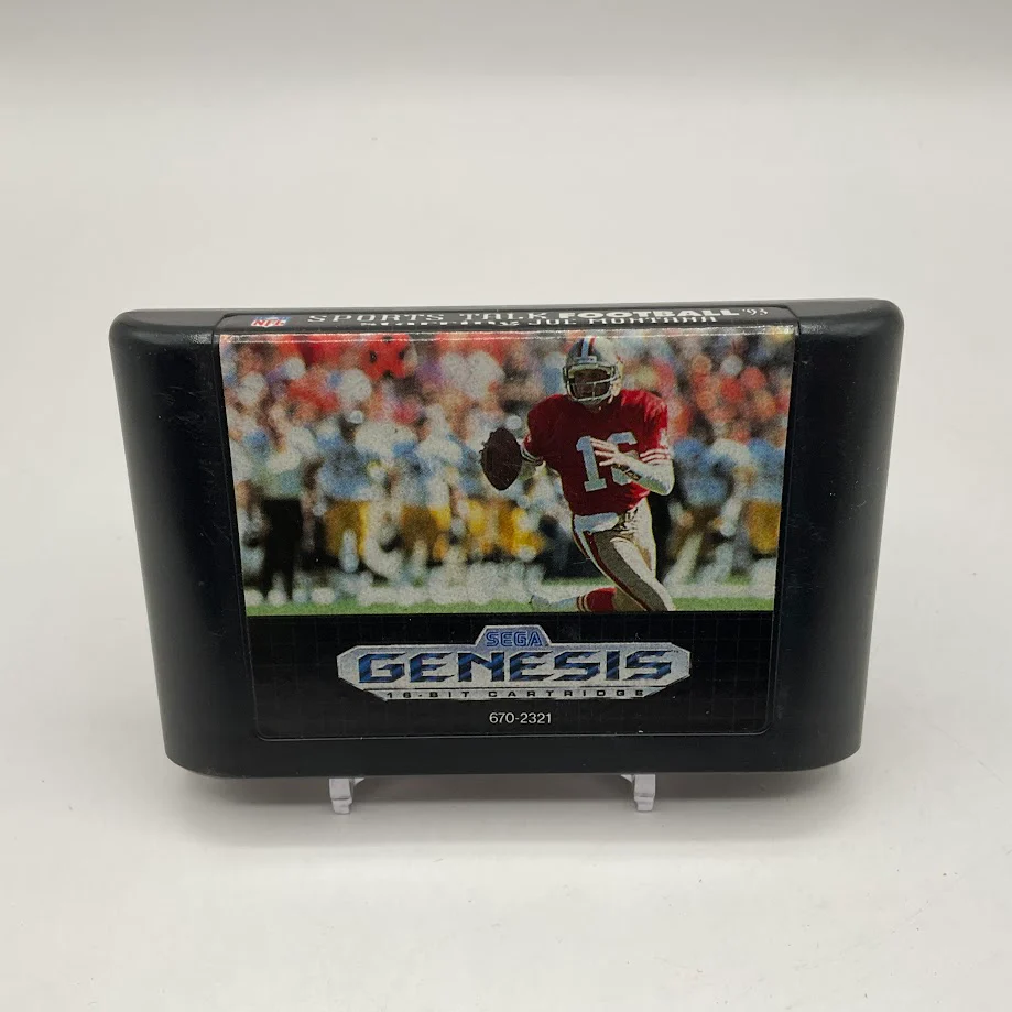 Sports Talk Football '93 Starring Joe Montana Sega Genesis Used