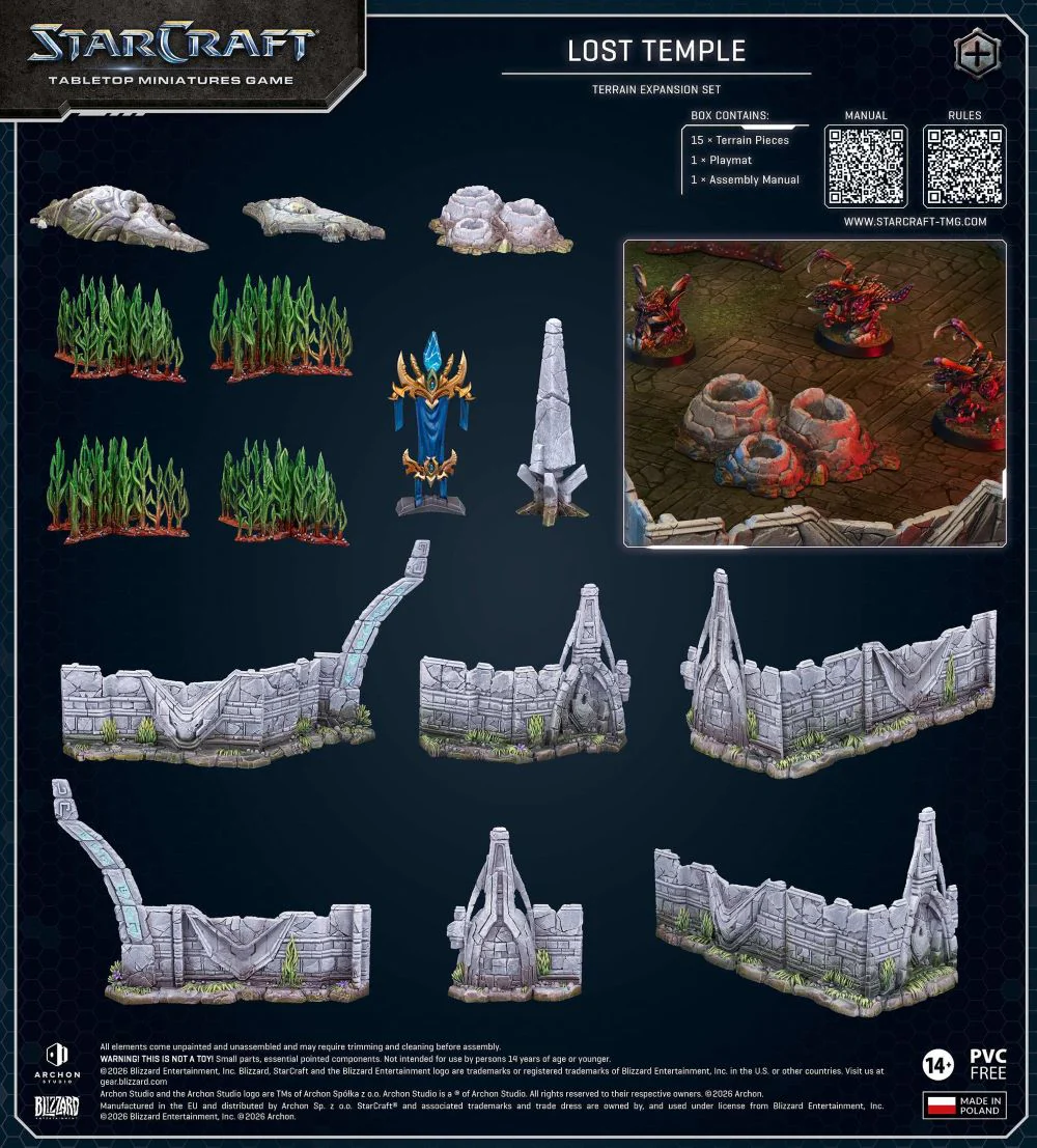 StarCraft Tabletop Miniatures Game: Accessories - Lost Temple Terrain *Expected Release Date of August 2026* - Image 2