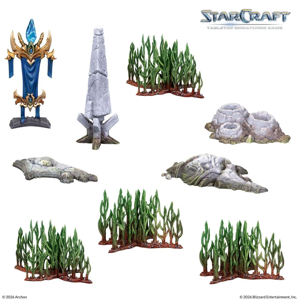 StarCraft Tabletop Miniatures Game: Accessories - Lost Temple Terrain *Expected Release Date of August 2026* - Image 4