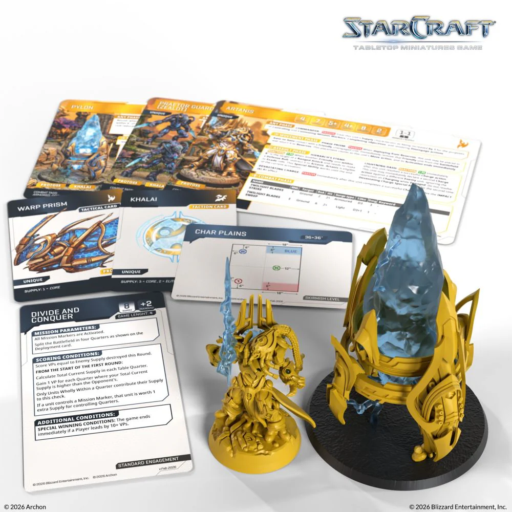 StarCraft Tabletop Miniatures Game: Protoss - Artanis & Pylon *Expected Release Date of August 2026* - Image 3
