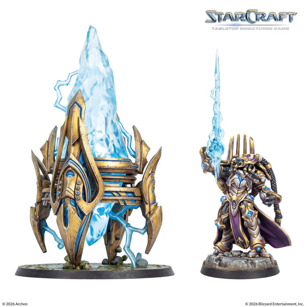 StarCraft Tabletop Miniatures Game: Protoss - Artanis & Pylon *Expected Release Date of August 2026* - Image 4