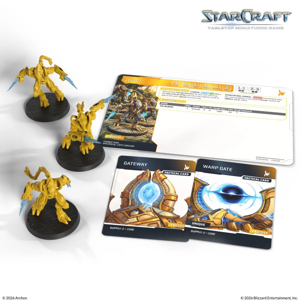 StarCraft Tabletop Miniatures Game: Protoss - Zealot *Expected Release Date of August 2026* - Image 3
