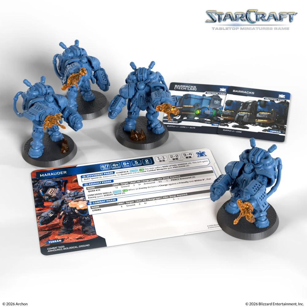 StarCraft Tabletop Miniatures Game: Terran - Marauder *Expected Release Date of August 2026* - Image 3