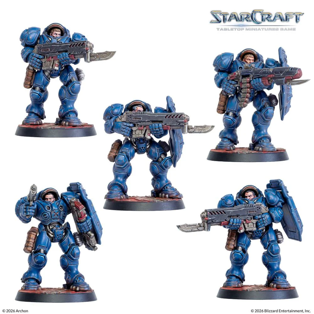 StarCraft Tabletop Miniatures Game: Terran - Marine *Expected Release Date of August 2026* - Image 4
