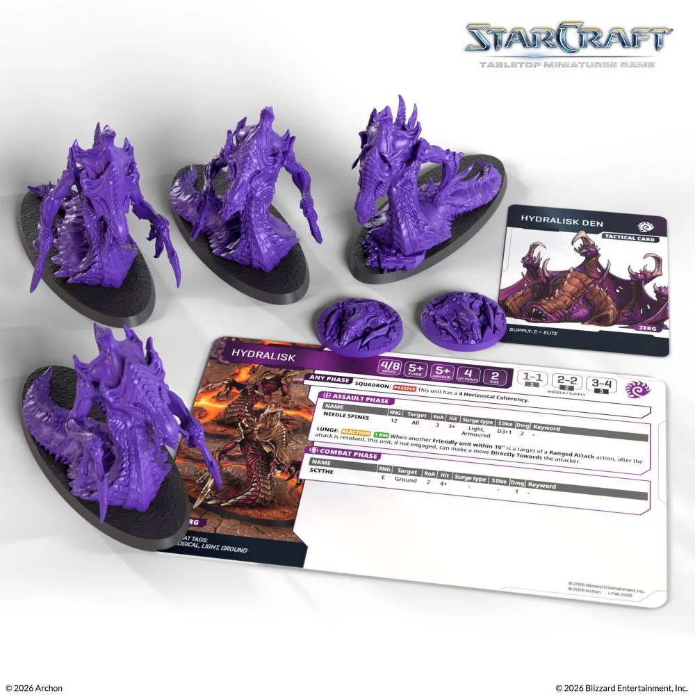 StarCraft Tabletop Miniatures Game: Zerg - Hydralisk *Expected Release Date of August 2026* - Image 3