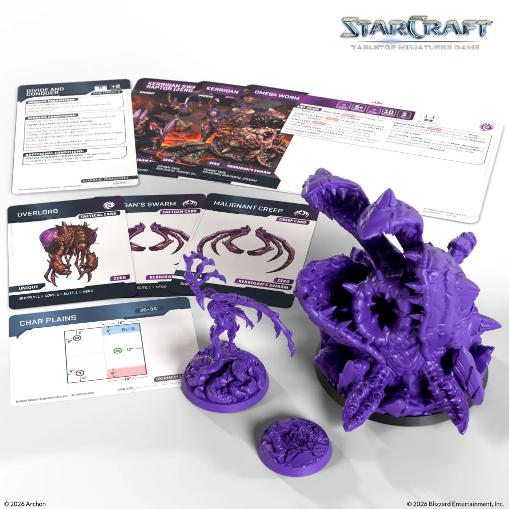 StarCraft Tabletop Miniatures Game: Zerg - Kerrigan & Omega Worm *Expected Release Date of August 2026* - Image 3