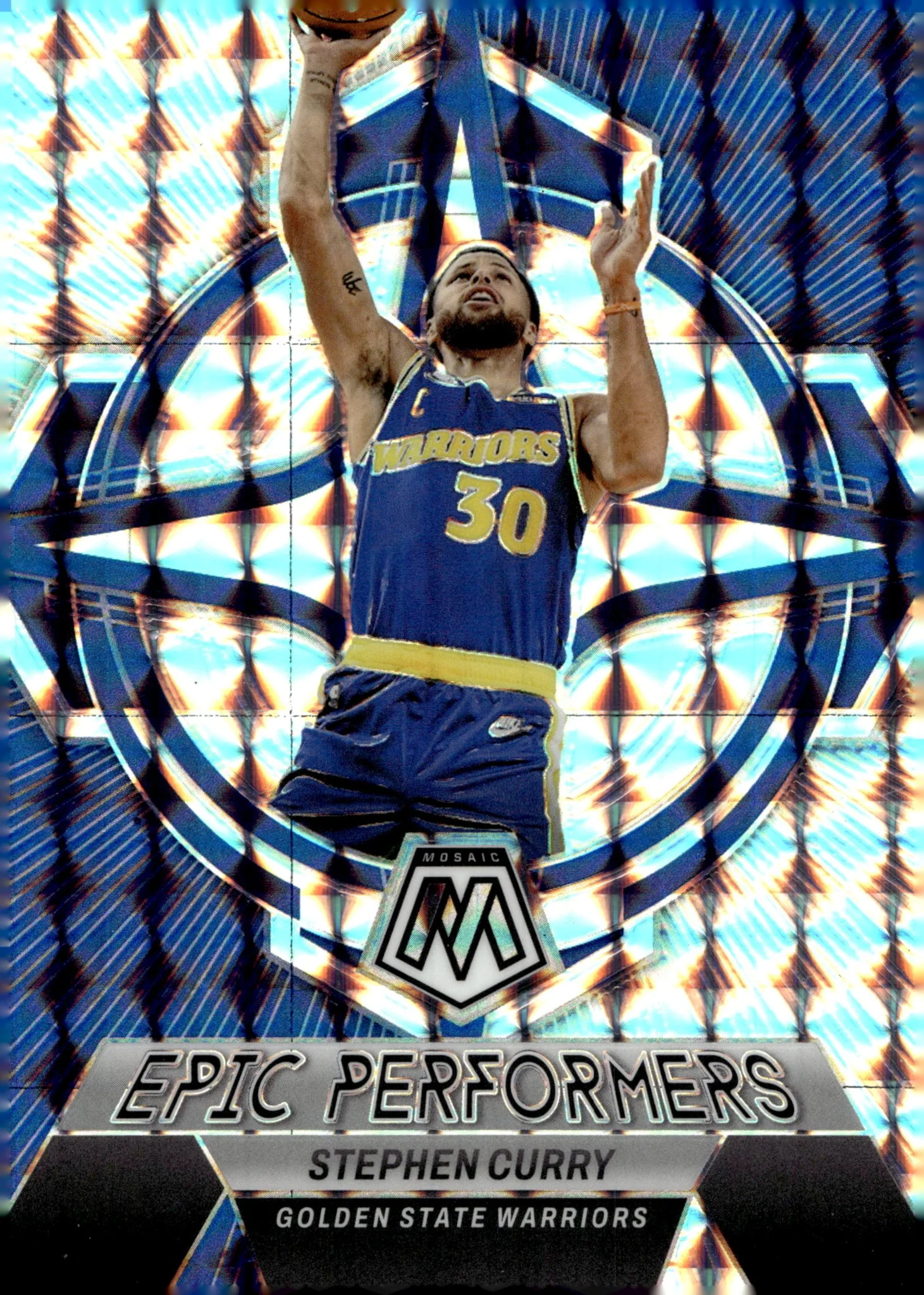 Stephen Curry 2023-24 Panini Mosaic Epic Performers Prizm #1