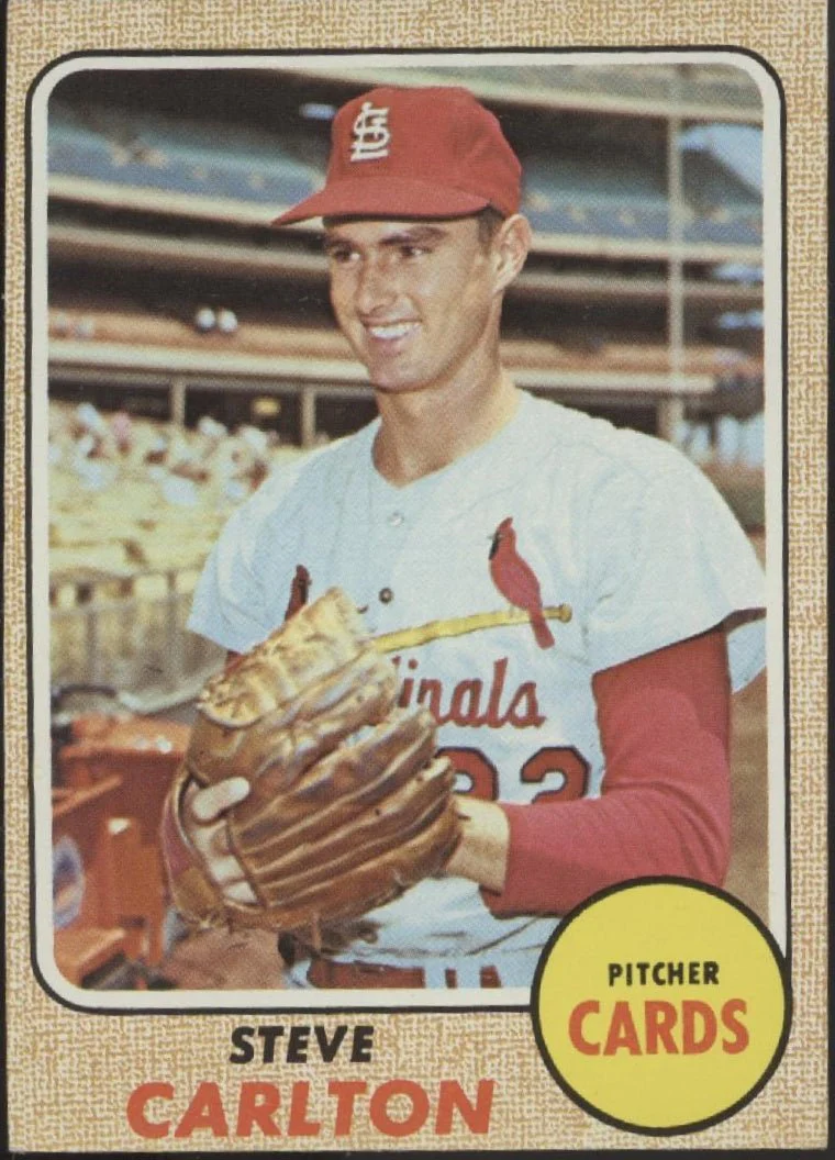 Steve Carlton 1968 Topps #408 St. Louis Cardinals EX #1