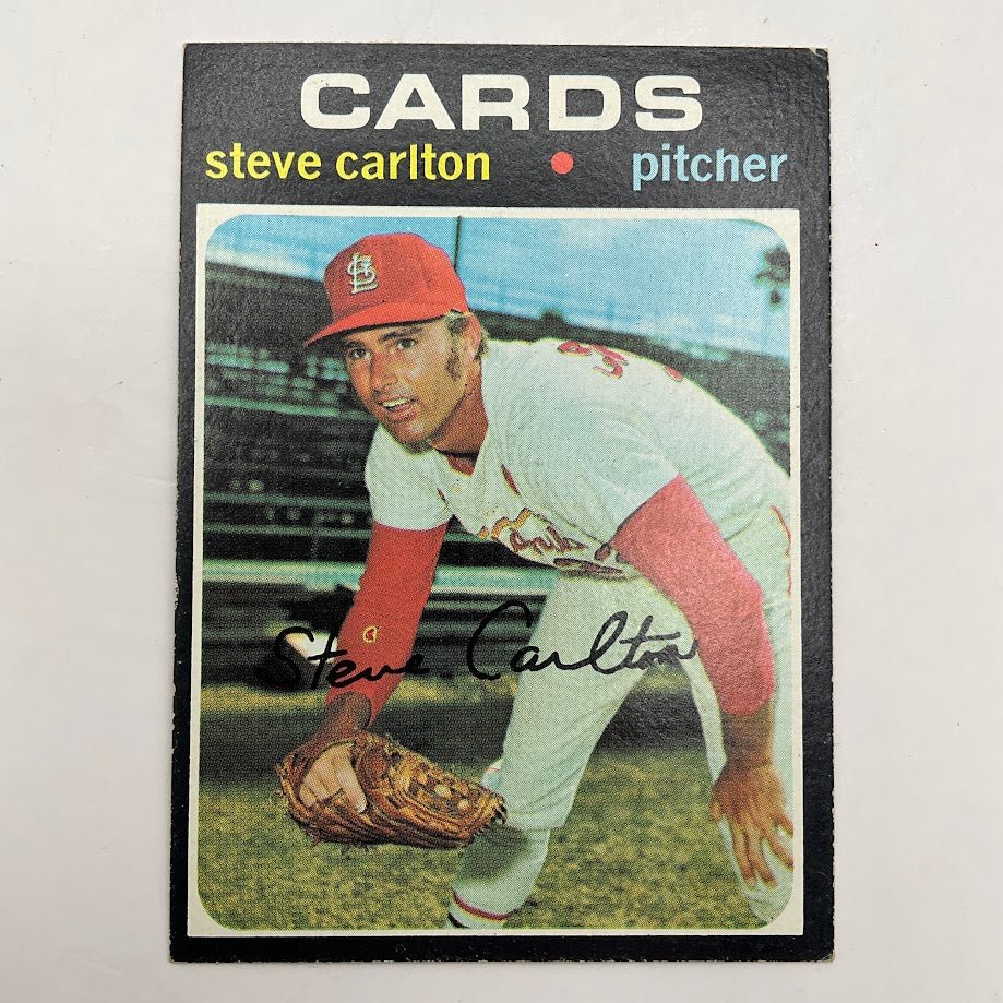 Steve Carlton 1971 Topps #55 St. Louis Cardinals VG-EX #3 - Image 3