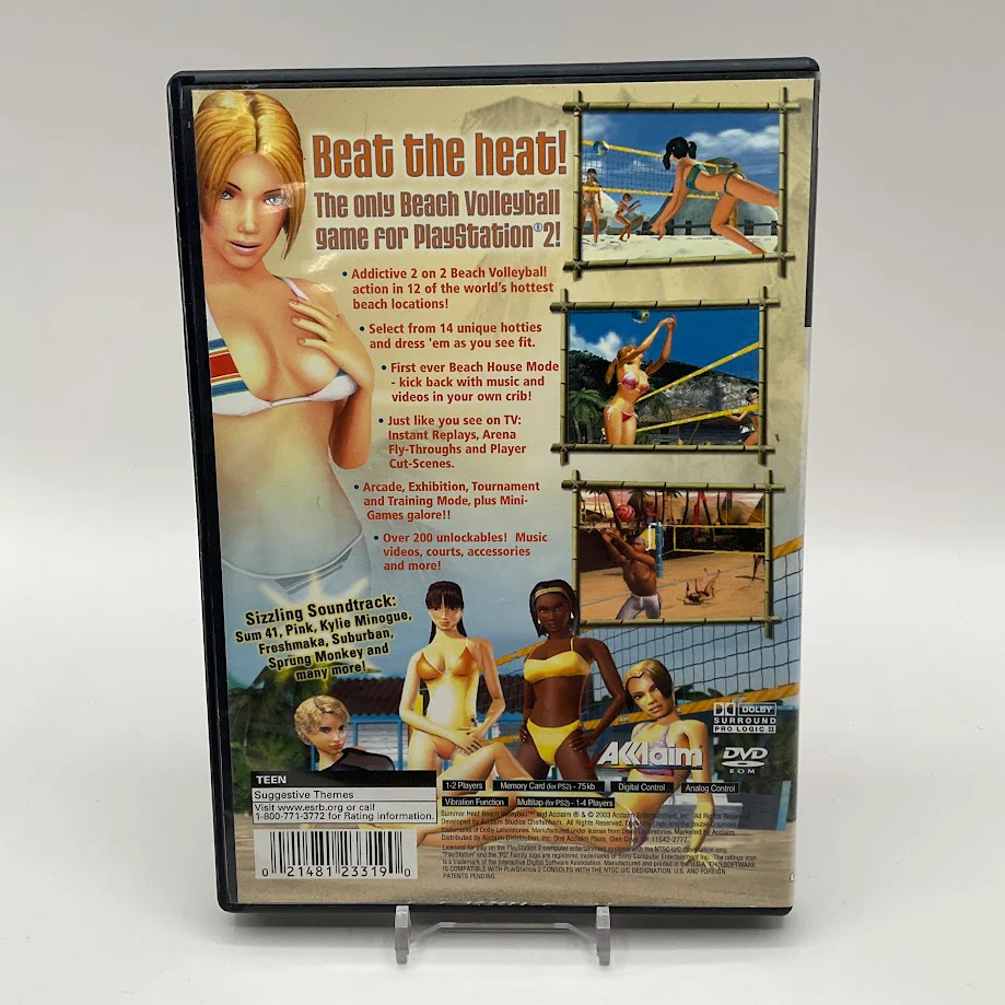Summer Heat Beach Volleyball Playstation 2 Used - Image 2
