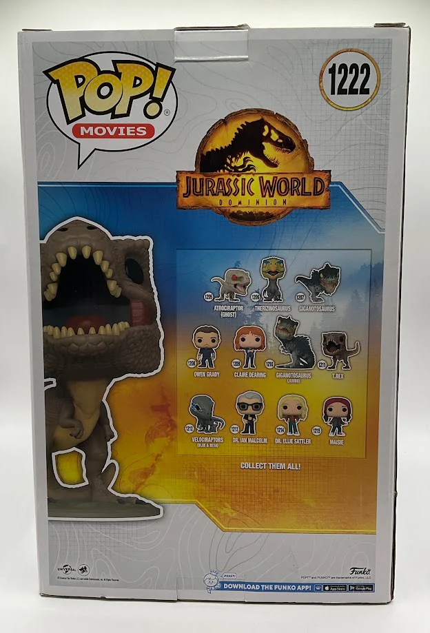 T. Rex Funko Pop! Jurassic World Dominion #1222 Walmart Exclusive - Image 3