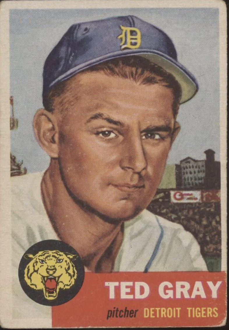 Ted Gray 1953 Topps #52 Detroit Tigers GD