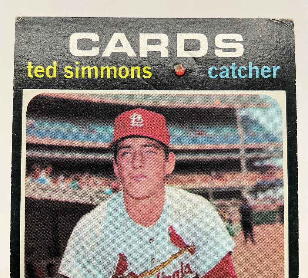 Ted Simmons 1971 Topps RC #117 St. Louis Cardinals VG #2 - Image 3