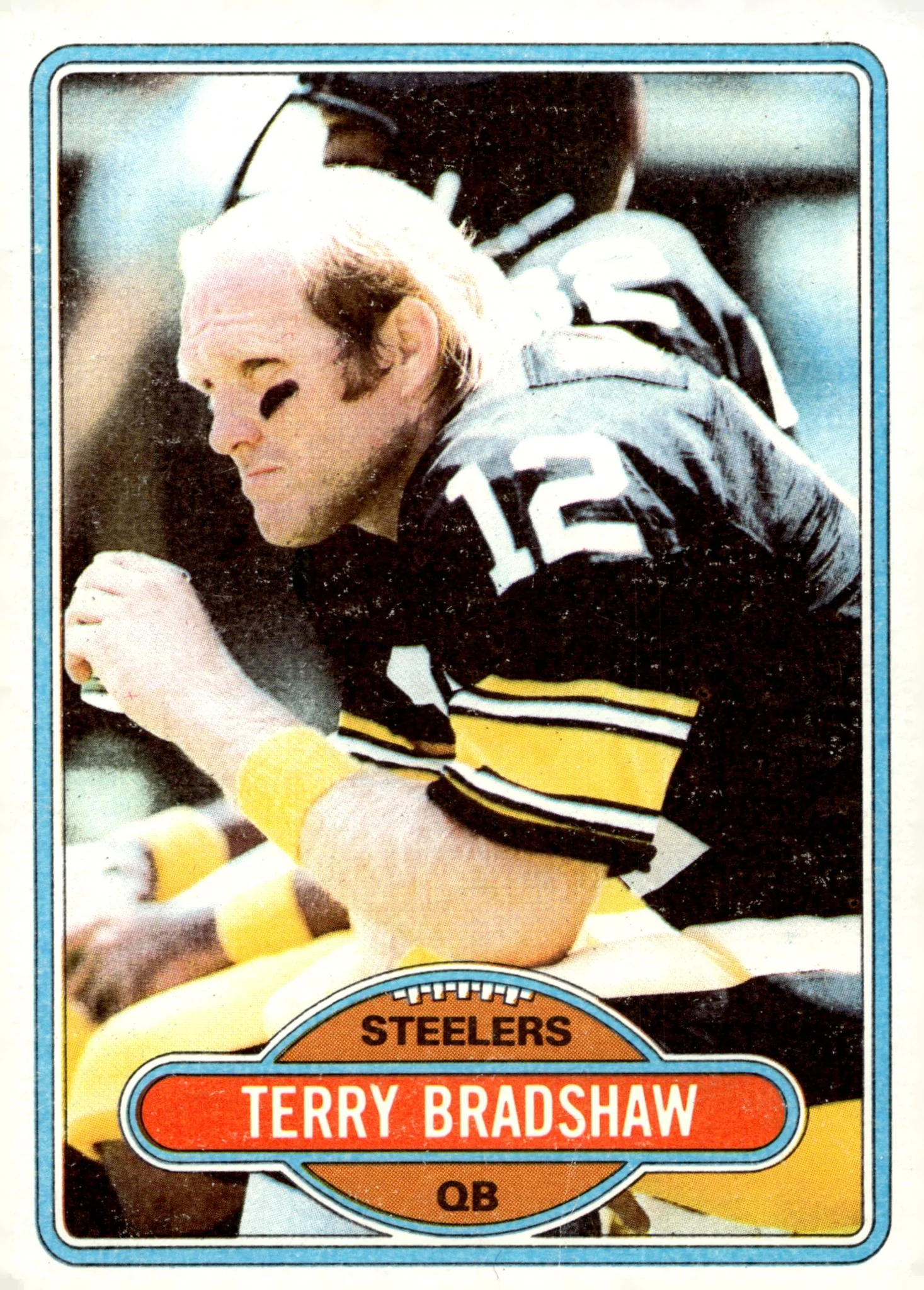 Terry Bradshaw 1980 Topps #200 Pittsburgh Steelers