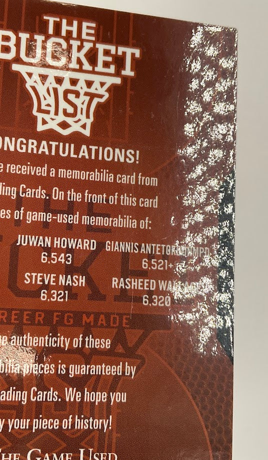 The Bucket List 2024 Leaf In the Game Used Swatches 8/35 #TBL-3 - Image 3